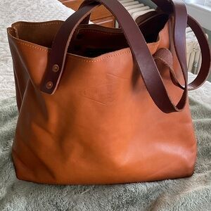 Lifetime leather tote
